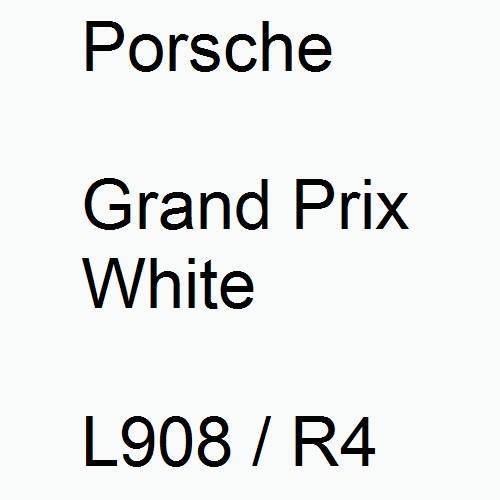 Porsche, Grand Prix White, L908 / R4.